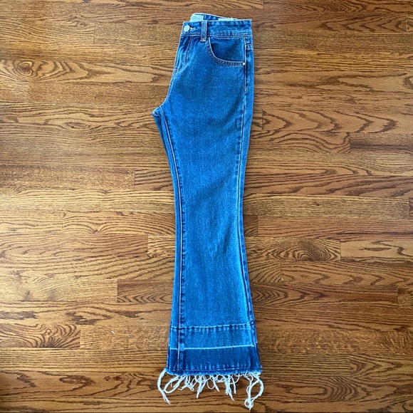 Nasty Gal Just Letting My Hem Down Jeans - Used - Picture 6 of 7